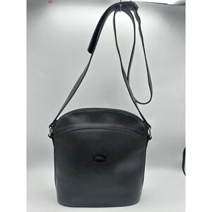 Longchamp Le Foulonné Leather Shoulder Bag Handbag Purse Classic Elegant